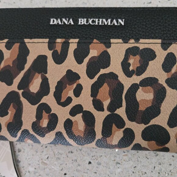Dana Buchman Leopard Wallet Wristlet NWT - Picture 8 of 11